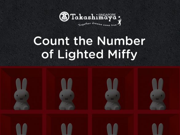 social media marketing - facebook marketing - Takashimaya Count the Number of Lighted Miffy Campaign - Hashmeta