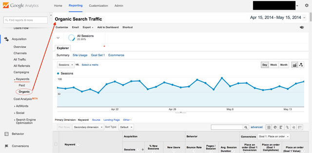 Google Analytics - Long Tail