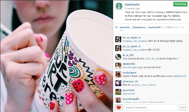 Starbucks Instagram