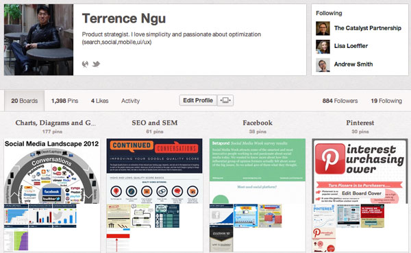 Terrence Social Media Infographics on Pinterest